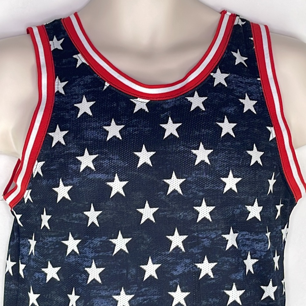 Red White & Blue Stars & Stripes Tank Top